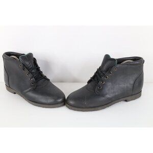 Vintage 90s Lady Red Wing Shoes Womens Size 7 D Leather Chukkas Boots Black USA